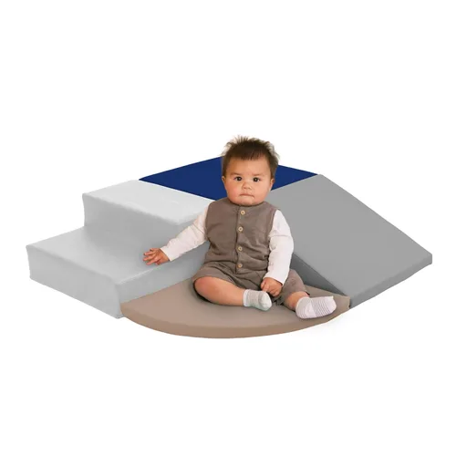 Miniatura 4 de Playtime Essentials - Juego de bloques de espuma para escalar esquinas de 4 piezas para niños pequeños, juego suave para interiores y bebés