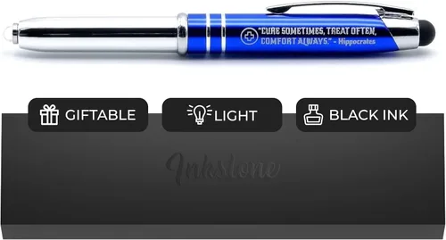 Miniatura 9 de Inkstone Lápiz médico regalo inspirado con cita "Donde el arte de la medicina es amado, también hay amor por la humanidad" Multifunción Lápiz
