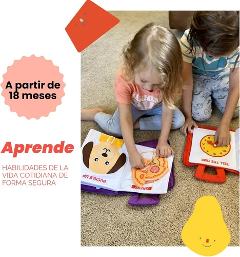Miniatura 7 de My Quiet Book - Viaje en Coche Avión para Niños Pequeños - Todas las Partes Conectadas - Libro de Tablero de Actividades Montessori, Juguetes