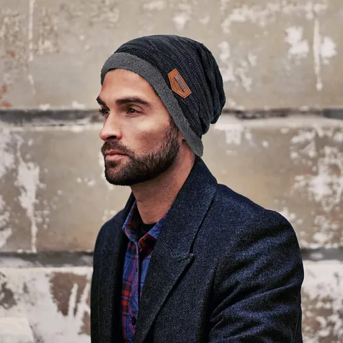 Miniatura 6 de YSense Mens Winter Warm Slouchy Beanie Oversized Baggy Hat Fleece Lined Knit Skull Cap