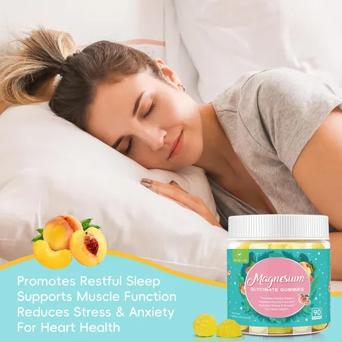 Miniatura 7 de 90 Count Magnesium Glycinate Gummies 600 mg - Sugar Free Magnesium Supplement for Adults with Glycinate & Malate, L-Theanine, Ashwagandha, Zinc