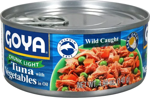 Miniatura 4 de Goya Foods Chunk Light Atún con verduras, capturado en la naturaleza, 4.94 onzas (paquete de 24)