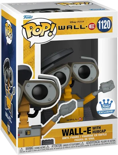 Miniatura 2 de Funko Pop! Pixar - Wall - E con tapacubos Funko Exclusive