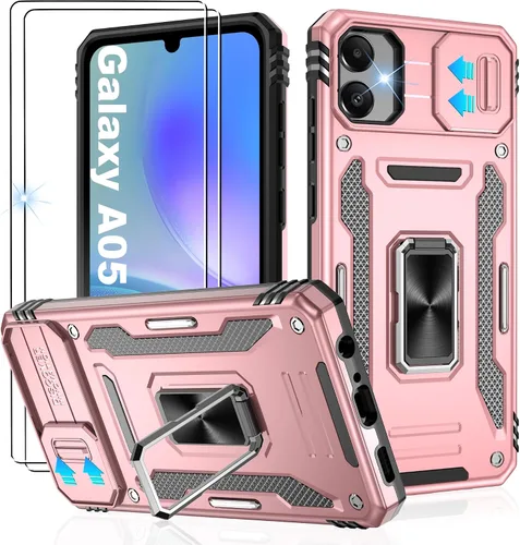 Miniatura 54 de Gritup para Samsung Galaxy S22 Funda con protectores de pantalla HD de 2 paquetes y cubierta deslizante para la cámara, protección contra caídas