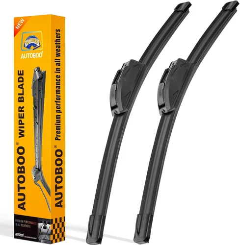 Miniatura 10 de AUTOBOO 20" y 18" Limpiaparabrisas (Paquete de 2), Limpiaparabrisas de calidad OEM Premium para todas las estaciones, limpiaparabrisas Armor