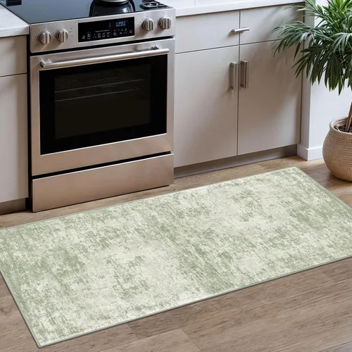 Miniatura 58 de Lansny Alfombra pequeña abstracta de 2 x 3 pies, alfombra de entrada, alfombra lavable para puerta de entrada, alfombra lavable antideslizante