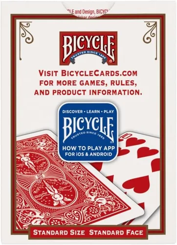 Miniatura 4 de Bicycle Naipes Standard Rider Back, tamaño de póquer, paquete de 12, mazos clásicos de cartas para póquer, blackjack, juegos de casino y noche