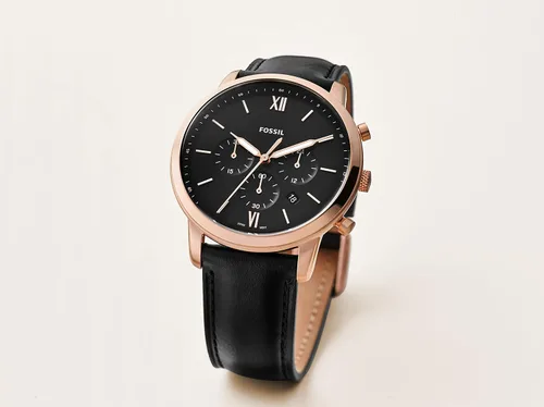 Miniatura 5 de Fossil Men's Neutra Stainless Steel and Leather Quartz Chronograph Watch