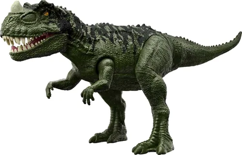 Miniatura 7 de Juguetes de Jurassic World Toys Roar Attack Tiranosaurio Camp Cretaceous Figura de dinosaurio con articulaciones móviles, escultura realista