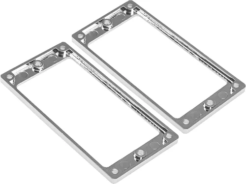 Miniatura 4 de Juego de 2 anillos de montaje de metal Humbucker para pastillas, puente y cuello, compatible con Epiphone Les Paul LP Style Electric Guitar Bass