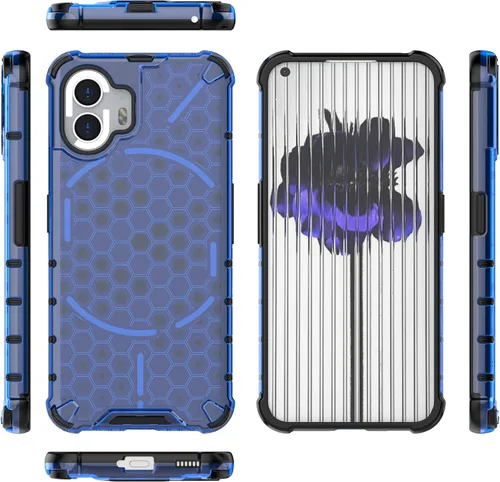 Miniatura 13 de Funda compatible con Huawei nova Y91 4G, compatible con Huawei nova Y91 4G STG-LX1 STG-LX2 funda 2 en 1 funda para teléfono azul