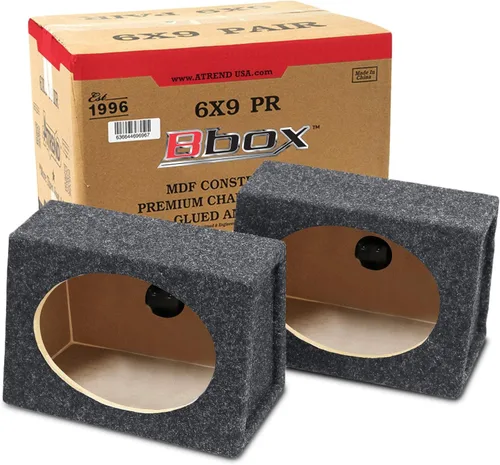 Bbox Pro Audio Tuned 6.5 pulgadas - Altavoces premium para mejorar el sonido y los graves - Terminales de acabado de níquel para coche o camión -