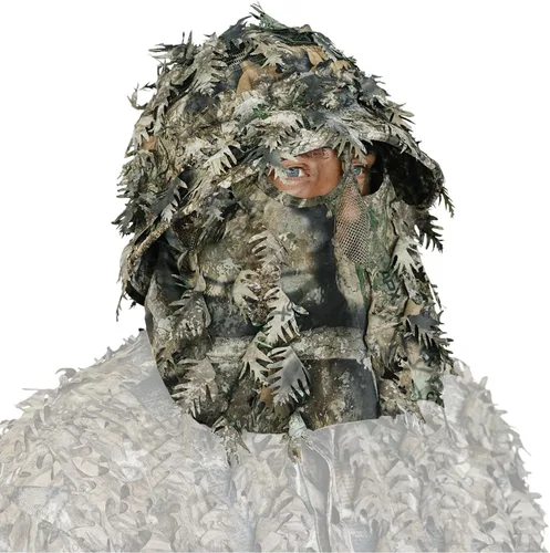 Miniatura 20 de QuikCamo Realtree & Mossy Oak 3D Leafy Camo - Sombrero de cubo para hombres, ciervos, patos y pavos (totalmente ajustable OSFM)