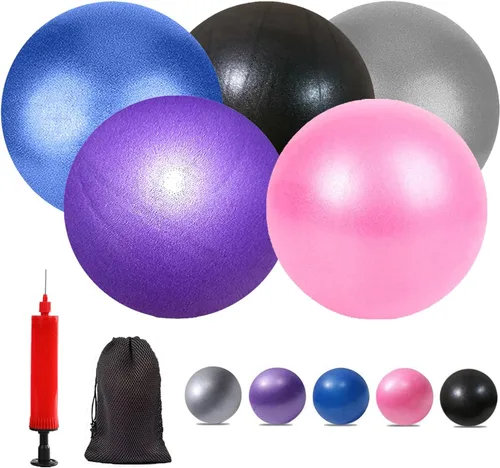 Mini pelotas de yoga de 9 pulgadas para ejercicios de Pilates Terapia Balanceo Micropore Ball Barre Equipo para entrenamiento de estabilidad en el