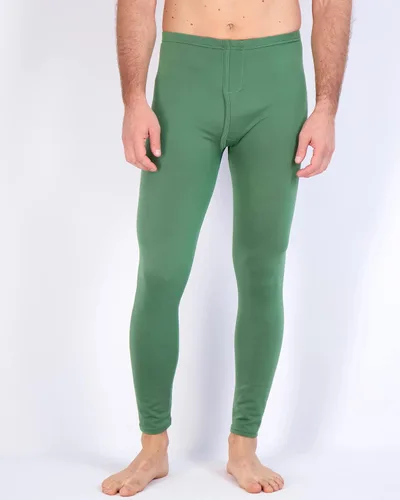 Miniatura 2 de Real Essentials Paquete de 3: ropa interior térmica para hombre, capa base, pantalones con forro polar con bragueta – parte inferior larga
