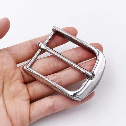 Miniatura 5 de LAXPICOL Hebilla de cinturón cuadrada de una sola punta de acero inoxidable resistente de 1.5 "(40 mm)