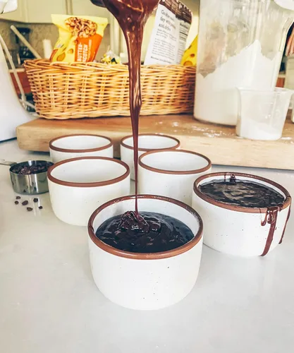 Miniatura 7 de Mora - Juego de 6 moldes de cerámica para pudín personal, creme brulee, souffle, salsa para servir, natillas o helado, mini tazones individuales