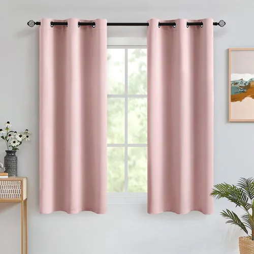 Miniatura 112 de MIULEE Cortinas opacas para dormitorio o sala de estar, juego de 2 paneles de cortina para ventana con aislamiento térmico y bloqueo de luz