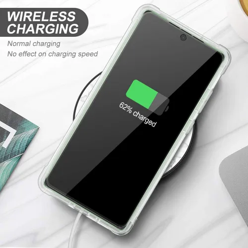 Miniatura 6 de SURITCH Funda transparente para Samsung Galaxy Note 20 (solamente) de 6.7 pulgadas, [protector de pantalla integrado], protección de cuerpo