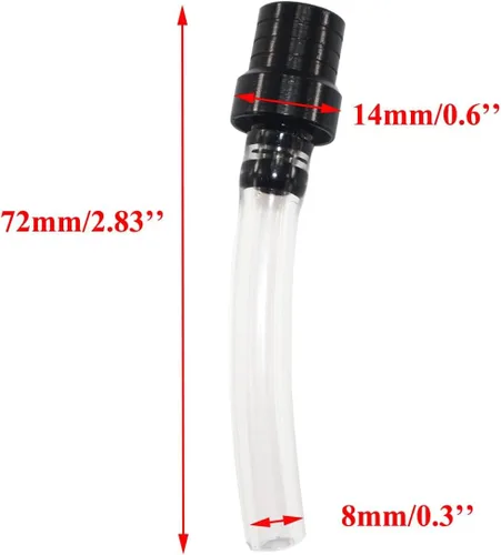 Miniatura 2 de PRO BAT Paquete de 5 tapones de gasolina CNC para motocicleta, tubo de ventilación bidireccional para motocross, Pit Bike ATV All Factory CRF XR CR