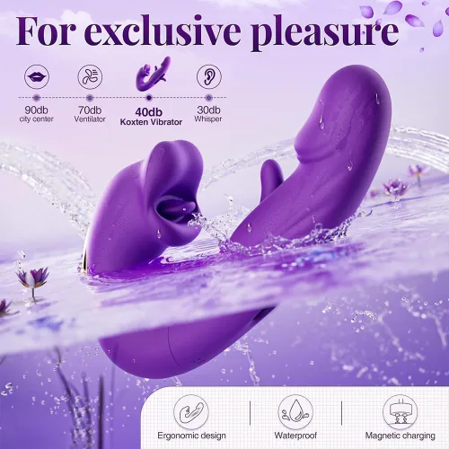 Miniatura 2 de Entrenador de suelo, activador de suelo pélvico 4 en 1, diseño silencioso e impermeable (rojo) b003 (morado)