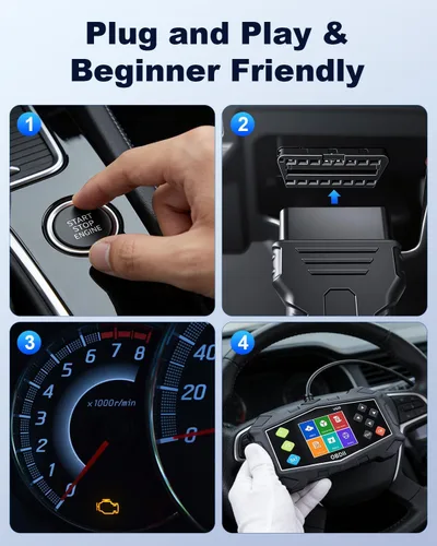 Miniatura 7 de Herramienta de diagnóstico OBD2, escáner OBD2 profesional ZEXMTE con flujo de datos, modo 6, modo 8 y preparación I/M, lector de código mejorado