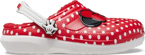 Miniatura 6 de Crocs Zuecos y pantuflas unisex de Disney con forro clásico para niños, zapatos y pantuflas de Mickey y Minnie Mouse
