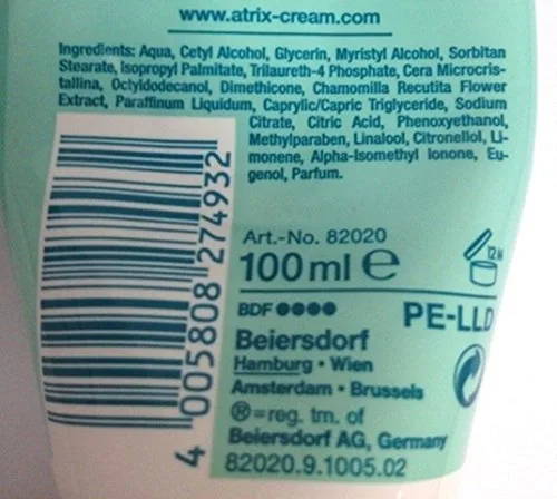 Miniatura 2 de Atrix Intensive Protection Crema de manos 3.4 fl oz 3.4oz Tubo