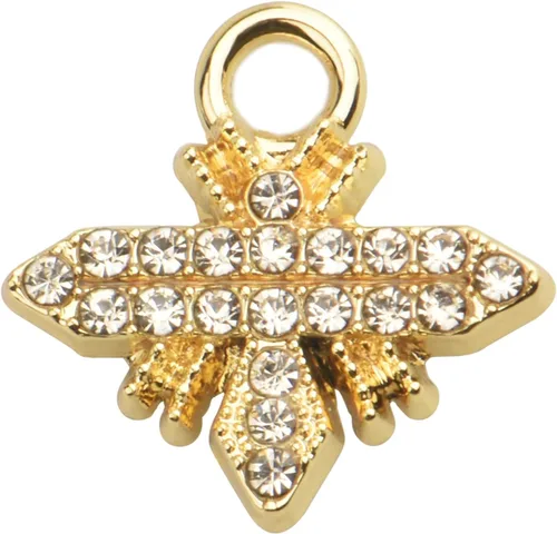 Miniatura 36 de Paquete de 20 dijes de diamantes de imitación chapados en oro, accesorios de cristal para collares, pulseras, joyería, manualidades, bricolaje