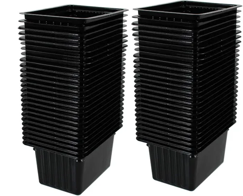Miniatura 5 de Handy Pantry Micro Punnet Microgreens - Bandejas de cultivo de una sola porción – Paquete de 10 – 2 pulgadas por 3 pulgadas – 2 pulgadas de alto