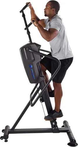 Miniatura 7 de Stamina Productos Cardio Climber Máquina de ejercicios de fitness para entrenamiento en casa con entrenamiento inteligente, monitor LCD y ruedas