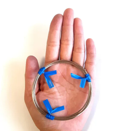 Miniatura 4 de Soldadura de alambre de latón de 10 pies, color coincidente, calibre 20, fabricado en Estados Unidos por Soldering Welding CRAFT WIRE