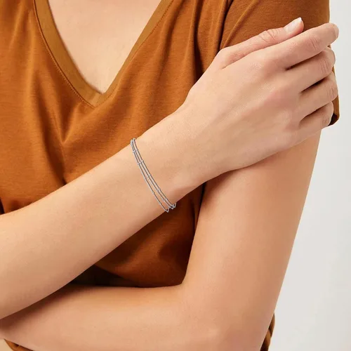 Miniatura 99 de Long tiantian Pulsera de oro gruesa para mujer, pulseras de oro delicadas, pulseras para mujer, pulseras apilables de eslabones de cadena