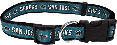 Miniatura 25 de Collar Pets First NHL para perros y gatos. ¡Ajustable, lindo y elegante! ¡El collar definitivo para fanáticos del hockey! Pittsburgh Penguins