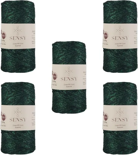 Miniatura 113 de Sensy Premium Cuerda de Poliéster de 2mm 251 Yardas Cuerda de Polipropileno 100% Cordón de Macramé 2mm Cordón para Bolsa de Ganchillo Cuerda