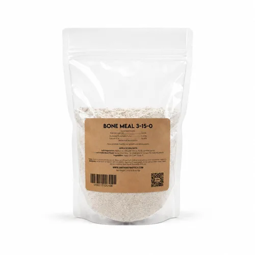 Greenway Biotech, Inc. Fertilizante de harina de huesos 3-15-0 más 24% de calcio para el fuerte desarrollo de raíces de las plantas, fuente de