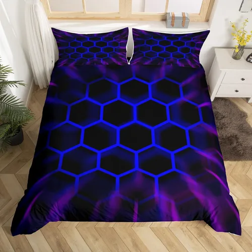 Miniatura 12 de Erosebridal Juego de funda de edredón para niños, niñas, niños y adolescentes, juego de ropa de cama de videojuegos, tamaño individual, funda