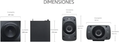 Miniatura 3 de Sistema de altavoces de sonido envolvente Logitech Z906 5.1 - Certificado THX, Dolby Digital y DTS Digital - Negro