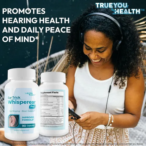 Miniatura 6 de Ear Trick Whisperear Pro Clear Suplemento auditivo para aliviar el tinnitus – Nuestro mejor remedio para el zumbido de oído para alivio del zumbido