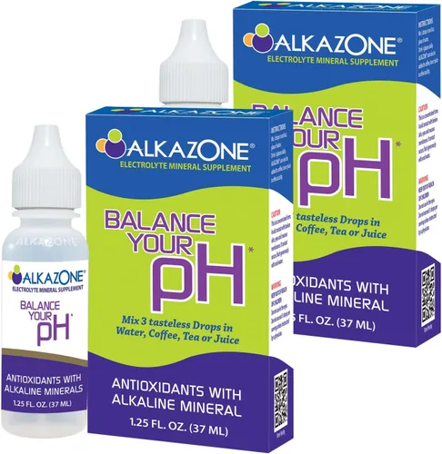 Miniatura 8 de Alkazone Equilibra tu pH (Más) Gotas minerales alcalinas antioxidantes, paquete individual de 1.25 onzas, portátil, produce suministro de agua