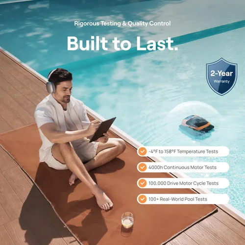Miniatura 8 de Beatbot Sora 30 - Robot aspirador de piscina, limpiador 4 en 1 con limpieza de áreas poco profundas, 6800 GPH de potencia, estacionamiento