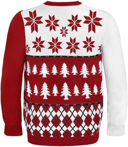 Miniatura 3 de FOCO NFL Unisex-Adult NFL Busy Block Ugly Sweater Bloque ocupado