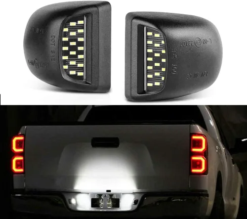 Miniatura 10 de para 2007-2014 Chevy Suburban Tahoe GMC Yukon Cadillac Escalade ESV, luces LED blancas para placa de matrícula, luces de etiqueta de parachoques