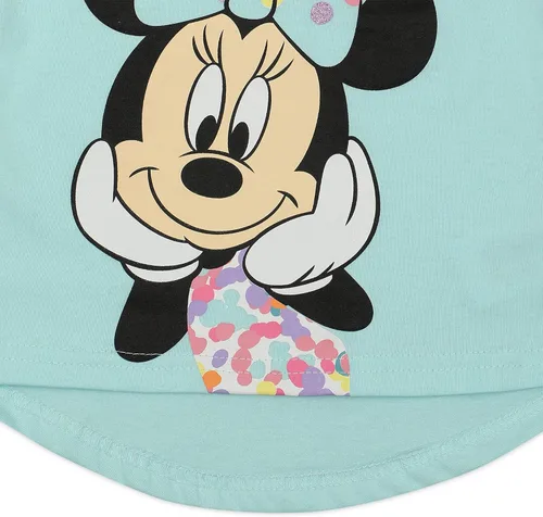 Miniatura 6 de Disney Minnie Mouse Girls T-Shirt and Legging Set for Infant, Toddler and Little Kids BlueMulticolor