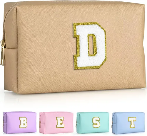 Miniatura 83 de TOPEAST - Bolso de maquillaje para mujer, G Blanco nacarado-rosa