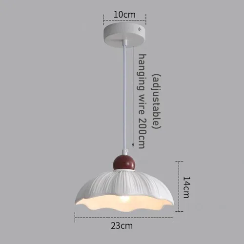 Araña moderna - Lámpara colgante de resina retro para decorar la habitación de los niños, luz colgante moderna blanca ajustable para isla de cocina,