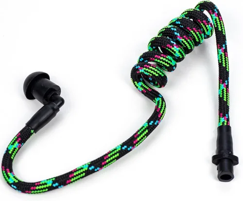 Miniatura 13 de Tubeez Walkie Talkie Auricular con tapones negros para los oídos – Tubo roscado de bloqueo de humedad que se adapta a cualquier auricular de radio