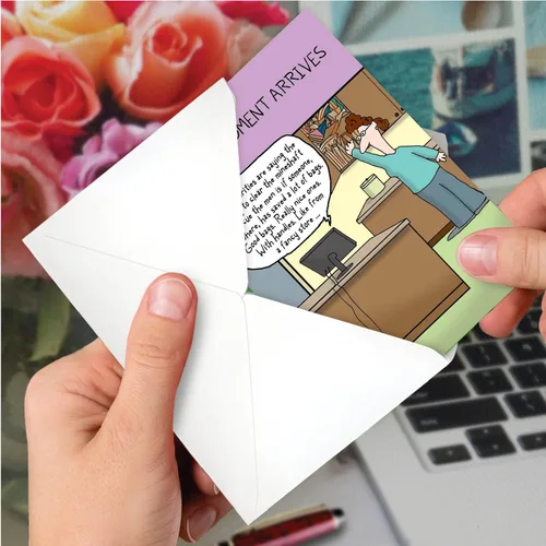 Miniatura 6 de NobleWorks – Tarjeta de felicitación para el día de la madre – humor de cómics de dibujos animados, tarjeta divertida con sobre de 5 x 7 – Momento