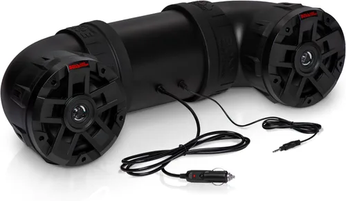 BOSS Audio Systems ATV6.5B ATV UTV Sistema de sonido resistente a la intemperie – Altavoces de 6.5 pulgadas, tweeters de 1.5 pulgadas, amplificador