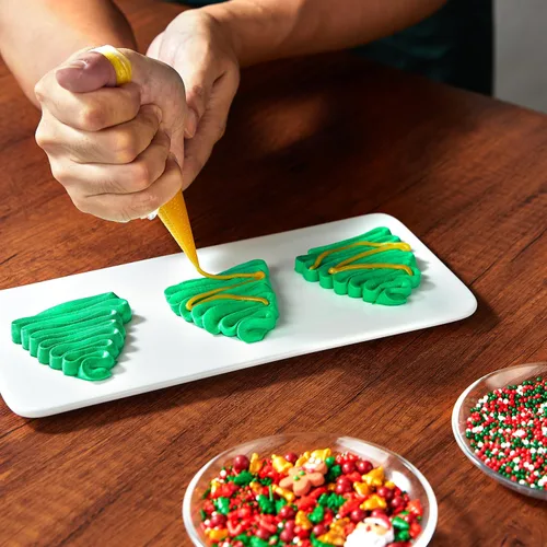 Miniatura 8 de Keenpioneer Bolsas desechables de 14 pulgadas para decoración y repostería, bolsa de pastelería sin puntas para tartas, glaseado de crema
